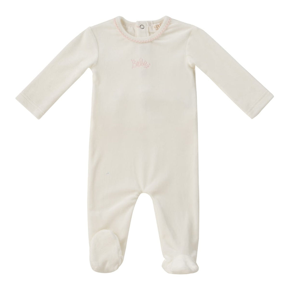 KIPP Bebe Romper - White Pink