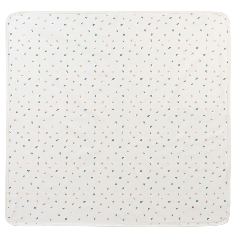 Nutmeg Oak Cotton Blanket - Blue