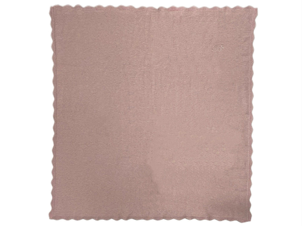 Classic Knit Blanket - Peach