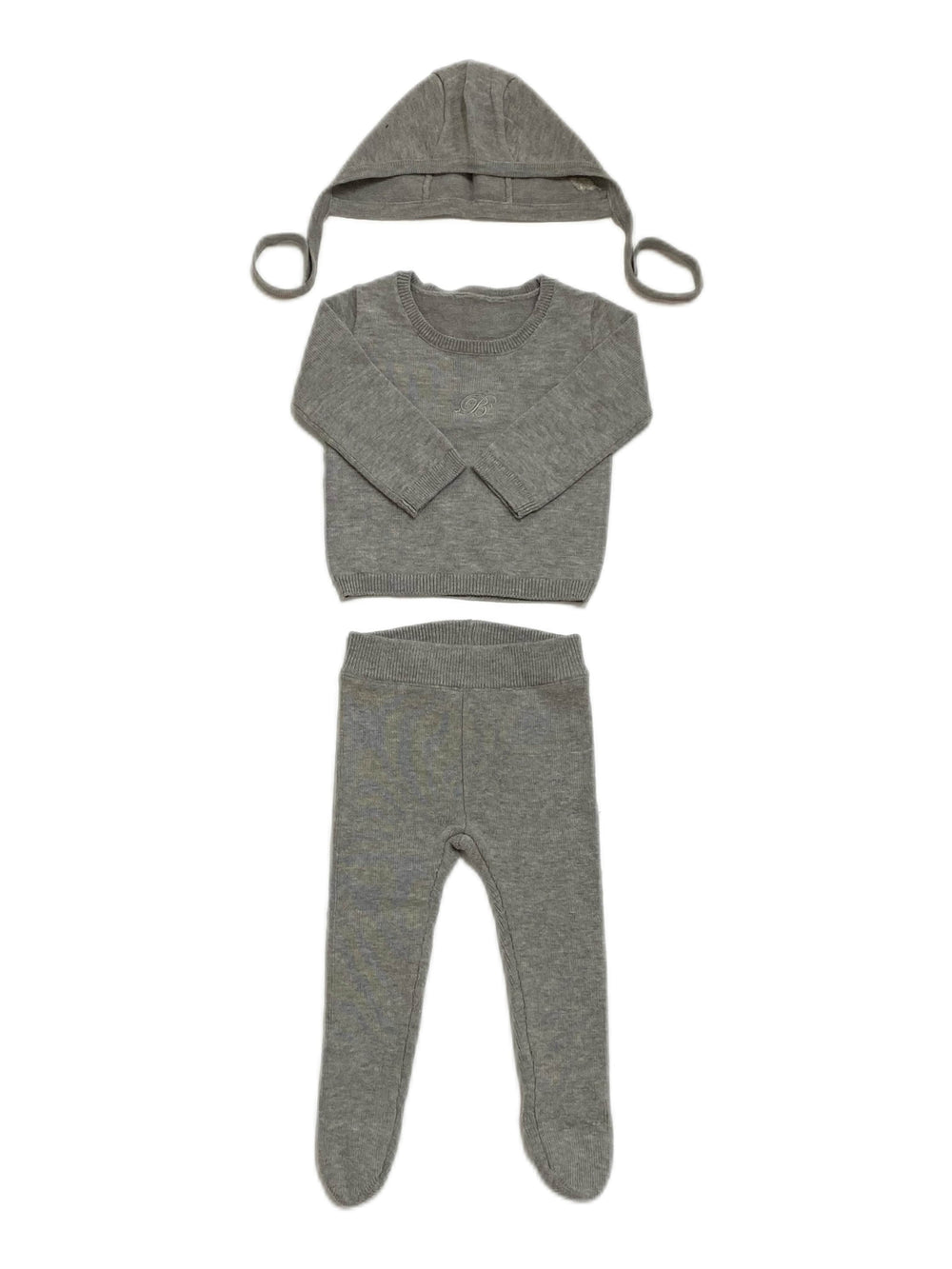 Classic Knit 3PC Set - Grey