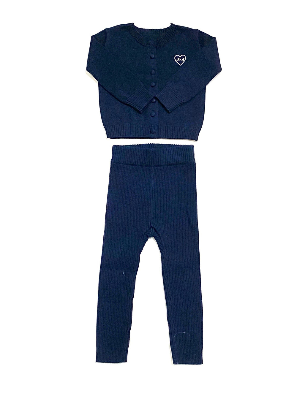 Stella Knit Set - Navy