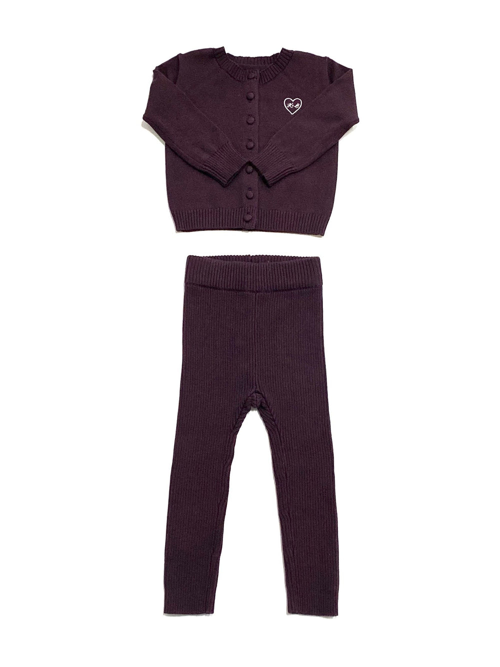 Stella Knit Set - Violet