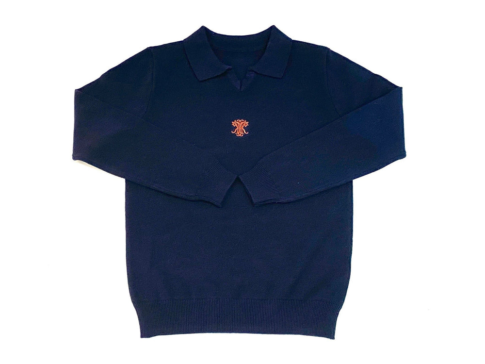 Leo Knit Sweater - Navy