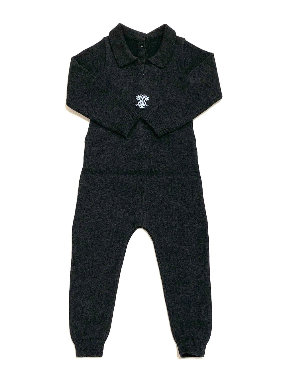 Leo Knit Romper - Charcoal