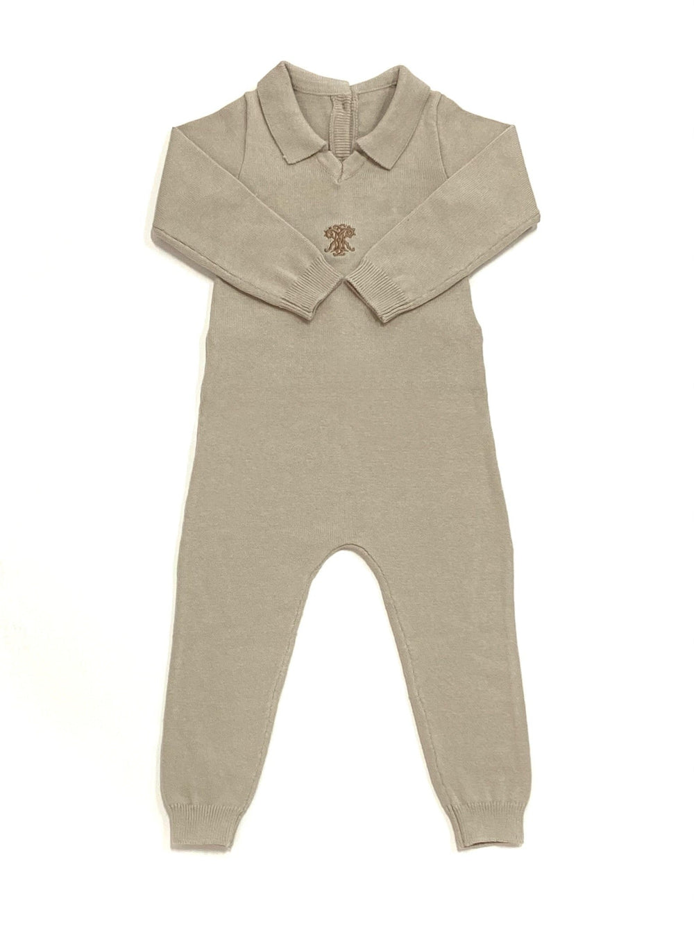 Leo Knit Romper - Natural