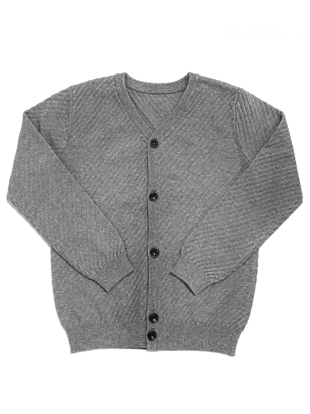 Carter Knit Cardigan - Grey