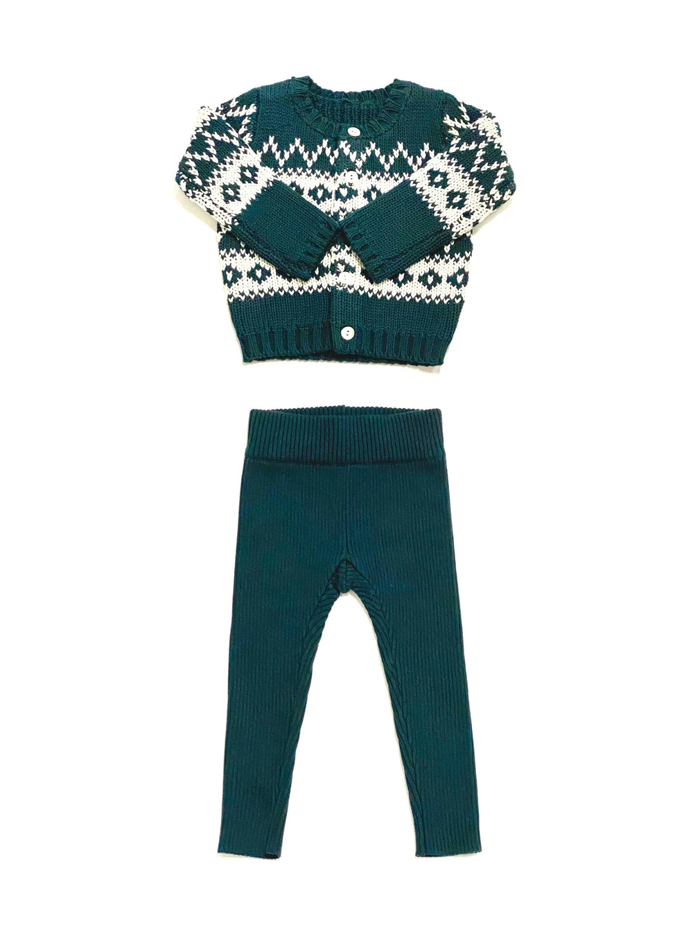 Justin Knit Set - Green