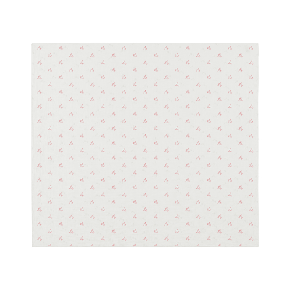 Flying Feathers Pattern Swaddle - Red