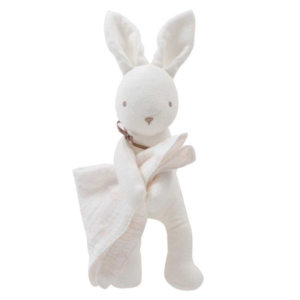 Bunny Plush Swaddle Toy - Pink