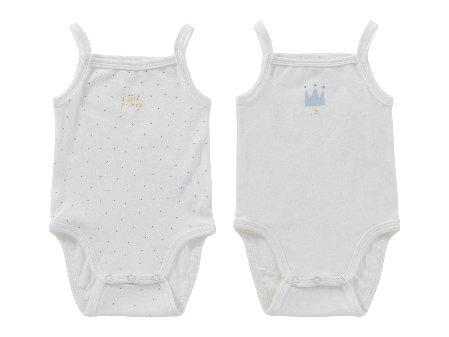 Little Crown Onesie Set of 2 - Blue