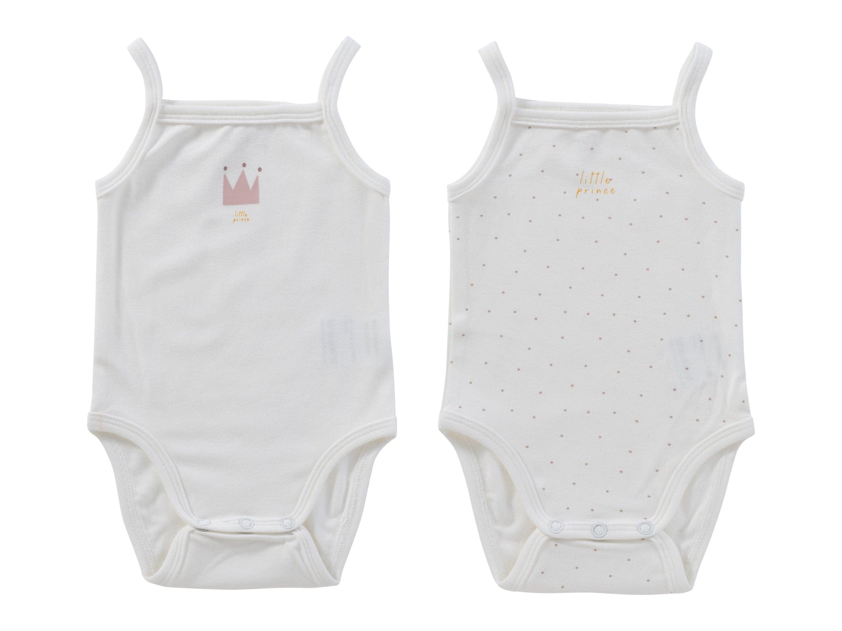 Little Crown Onesie Set of 2 - Pink