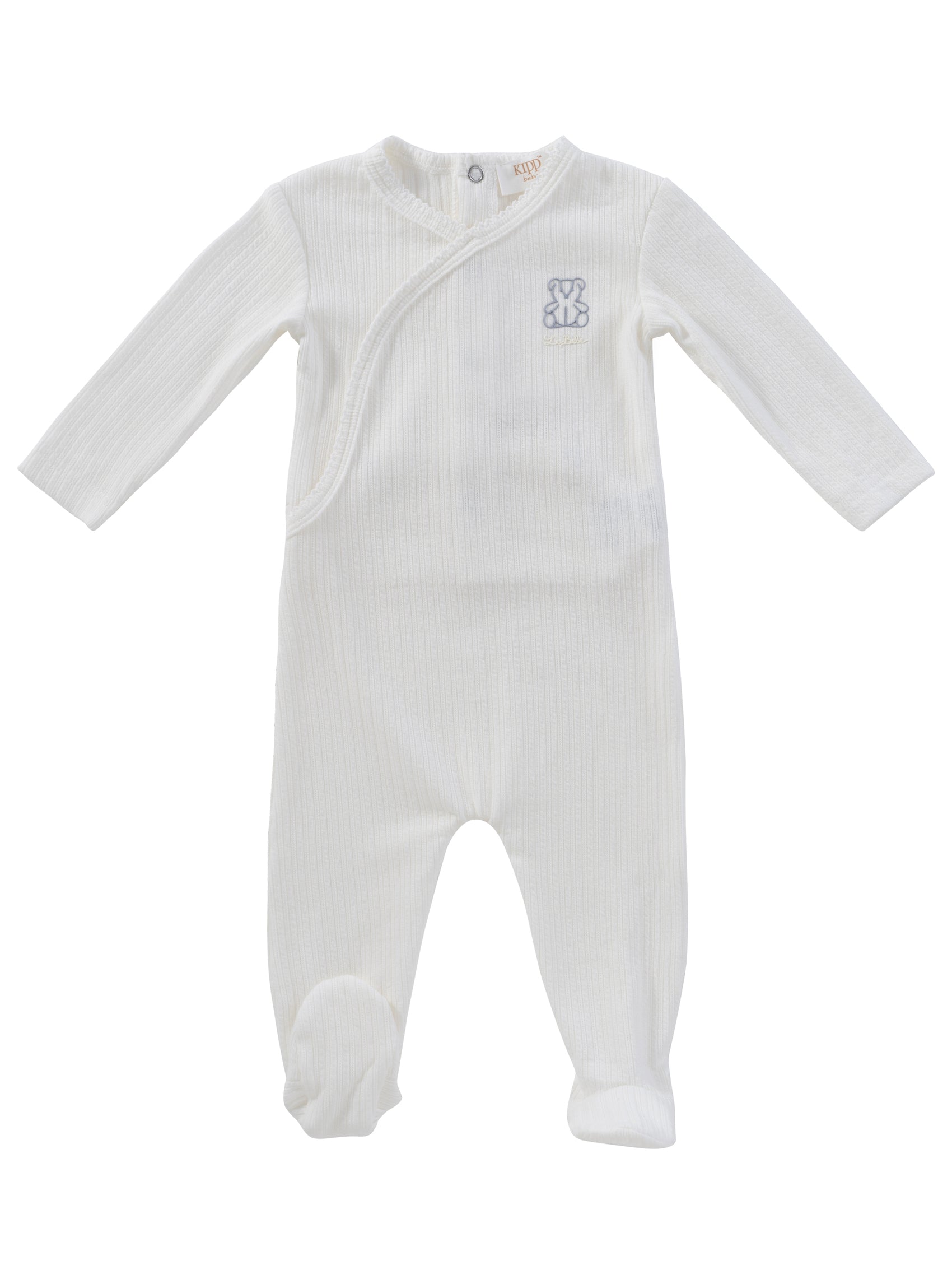 Teddy Wrap Footie - Blue