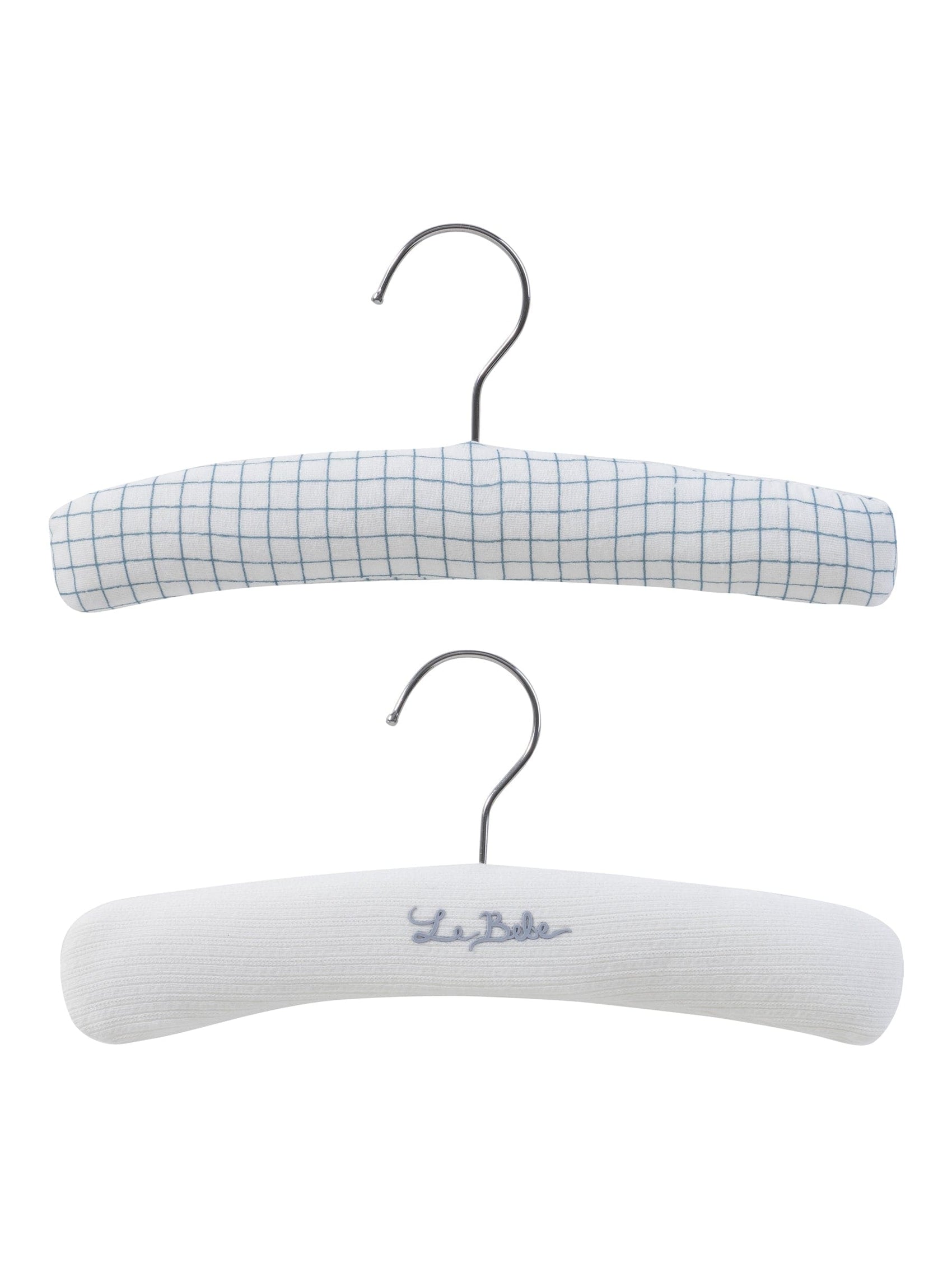 Teddy Au Pane Padded Hanger Set of 2 - Blue