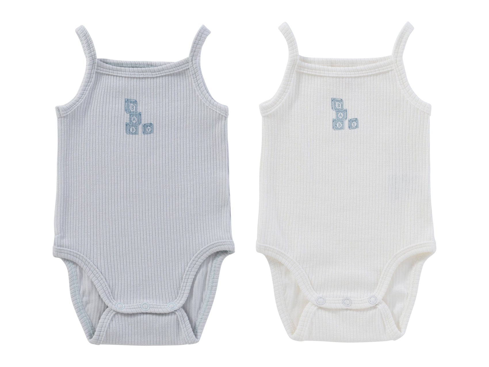 Baby Blocks Onesie Set - Blue