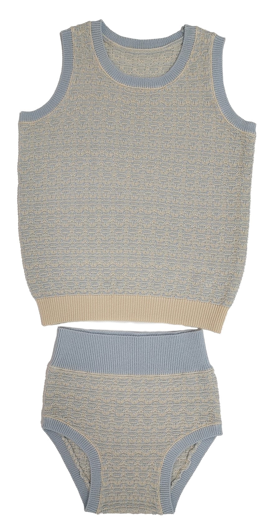Logan Knit Set - Blue