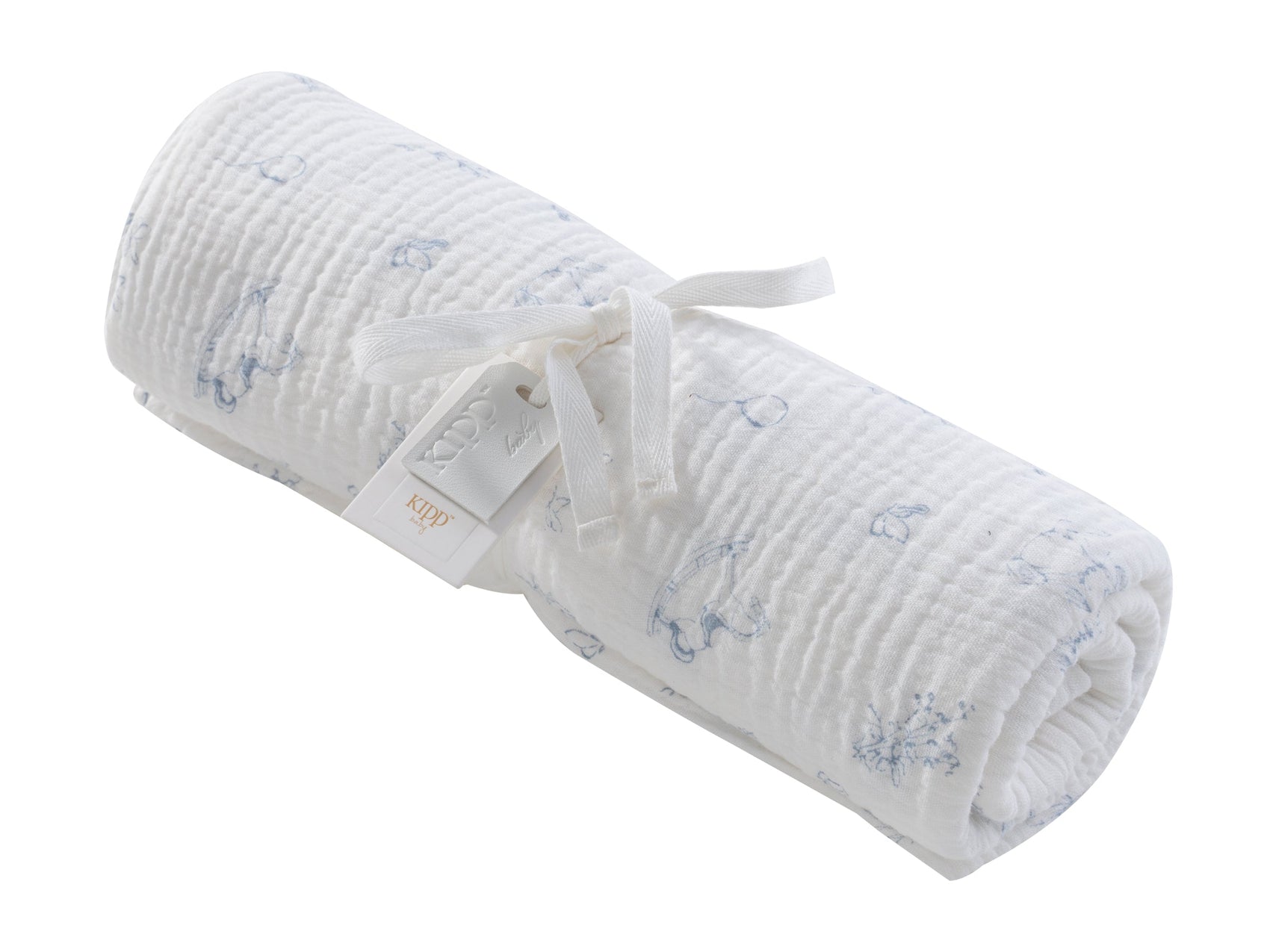 Toile  Swaddle - Blue