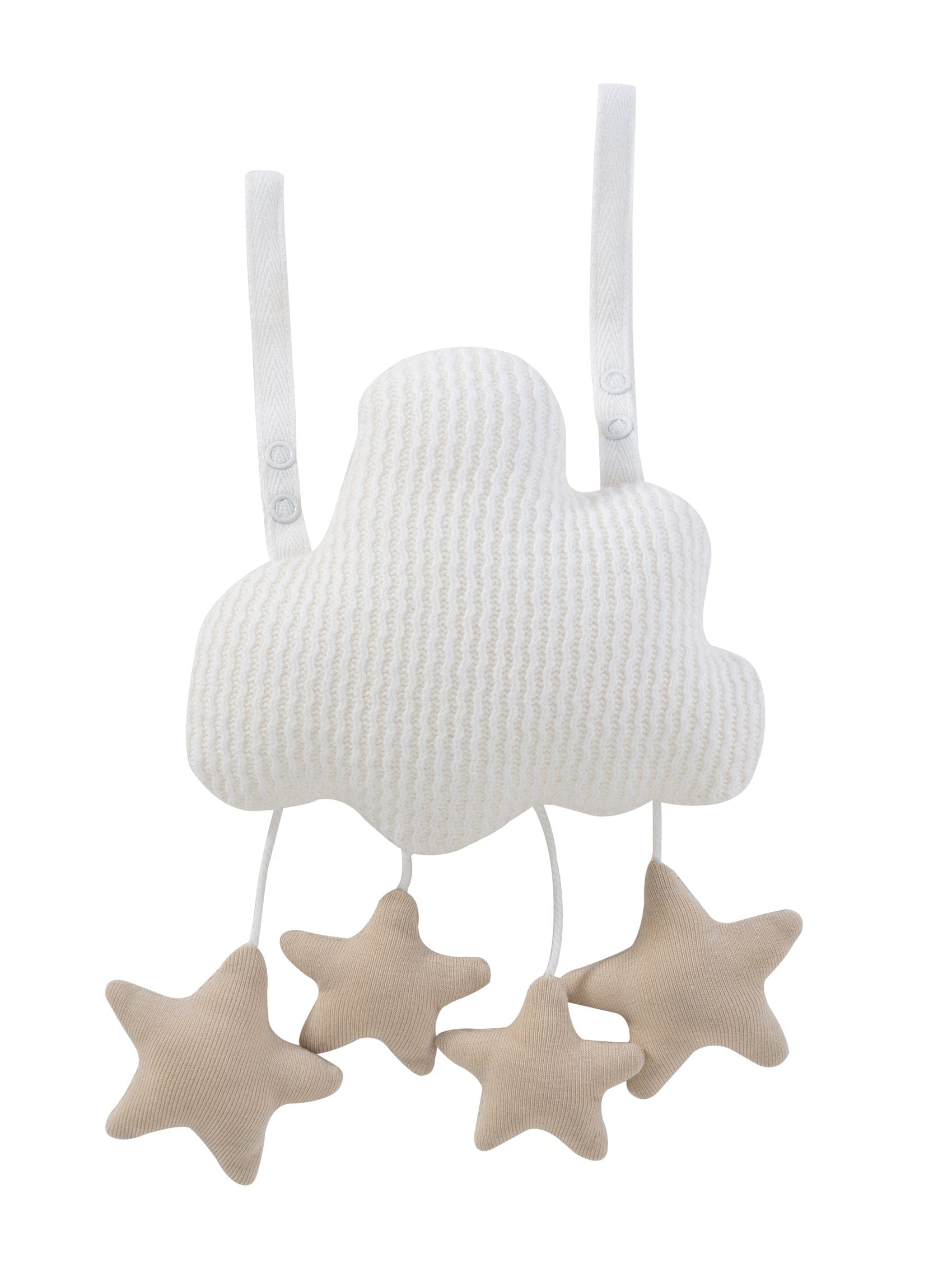 Starlight Plush Rattle Toy - Stone