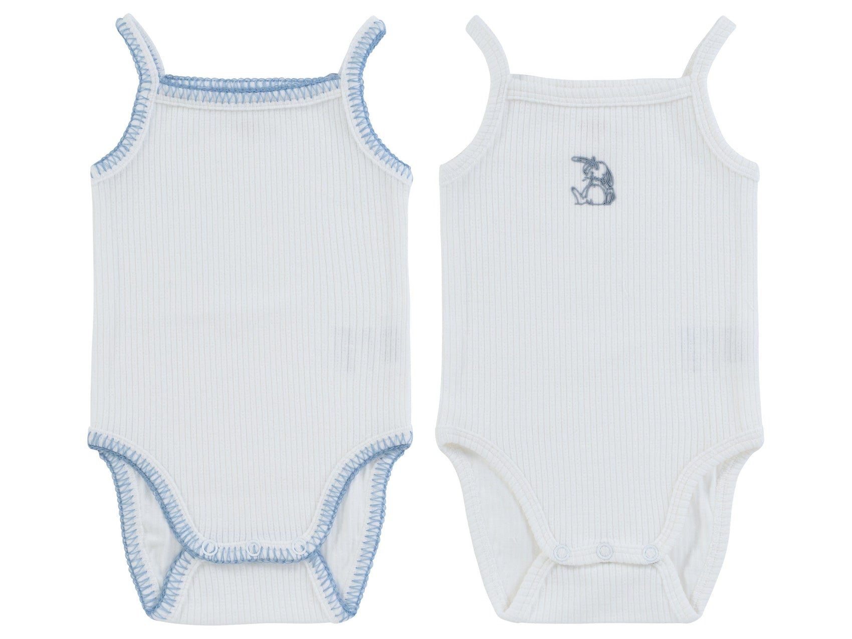 Toile Onesies Set of 2 - Blue