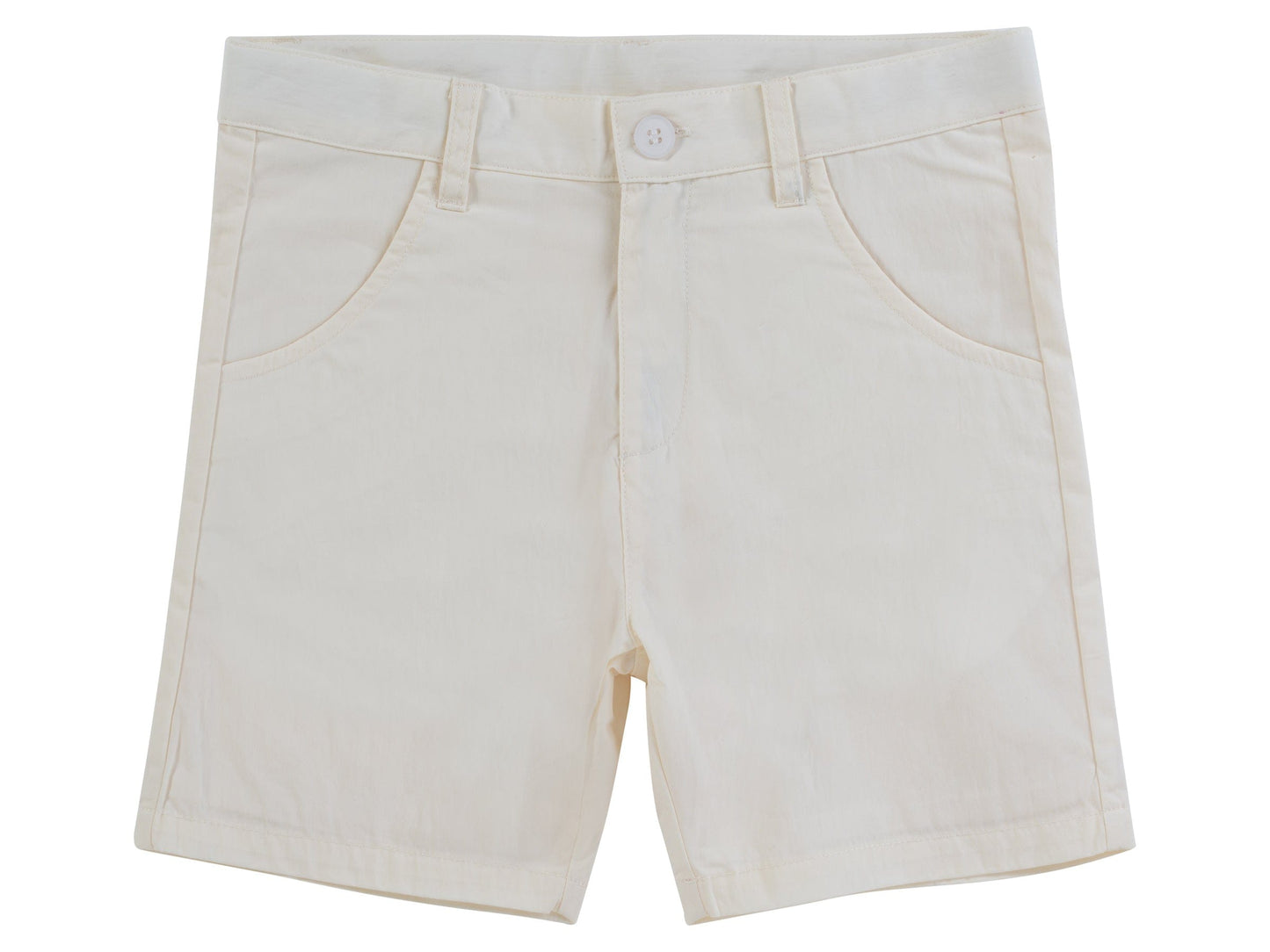 Polished Cotton Shorts SS26 - Off White