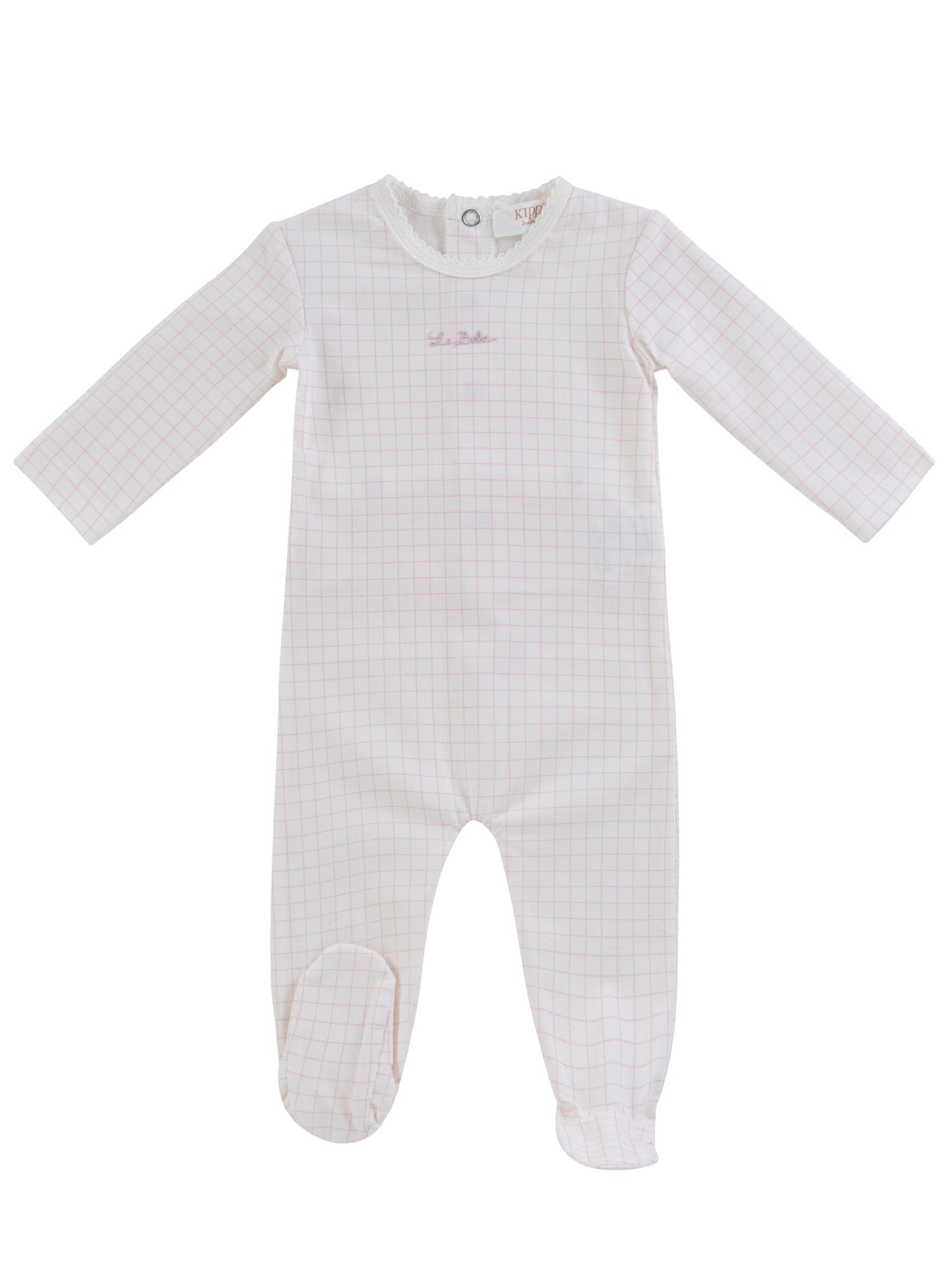 Teddy Au Pane Footie - Pink