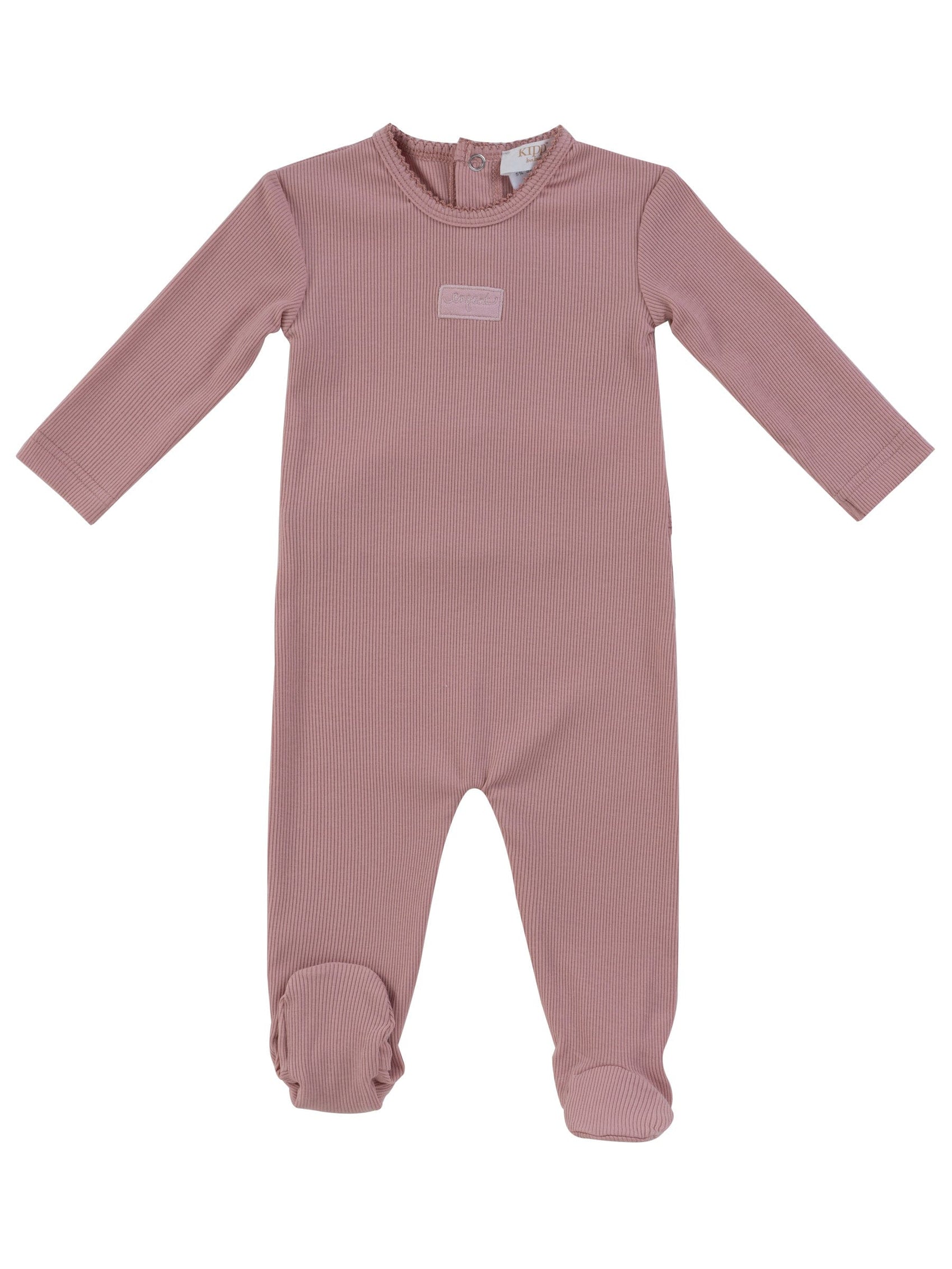 Enfant Rib Footie - Pink
