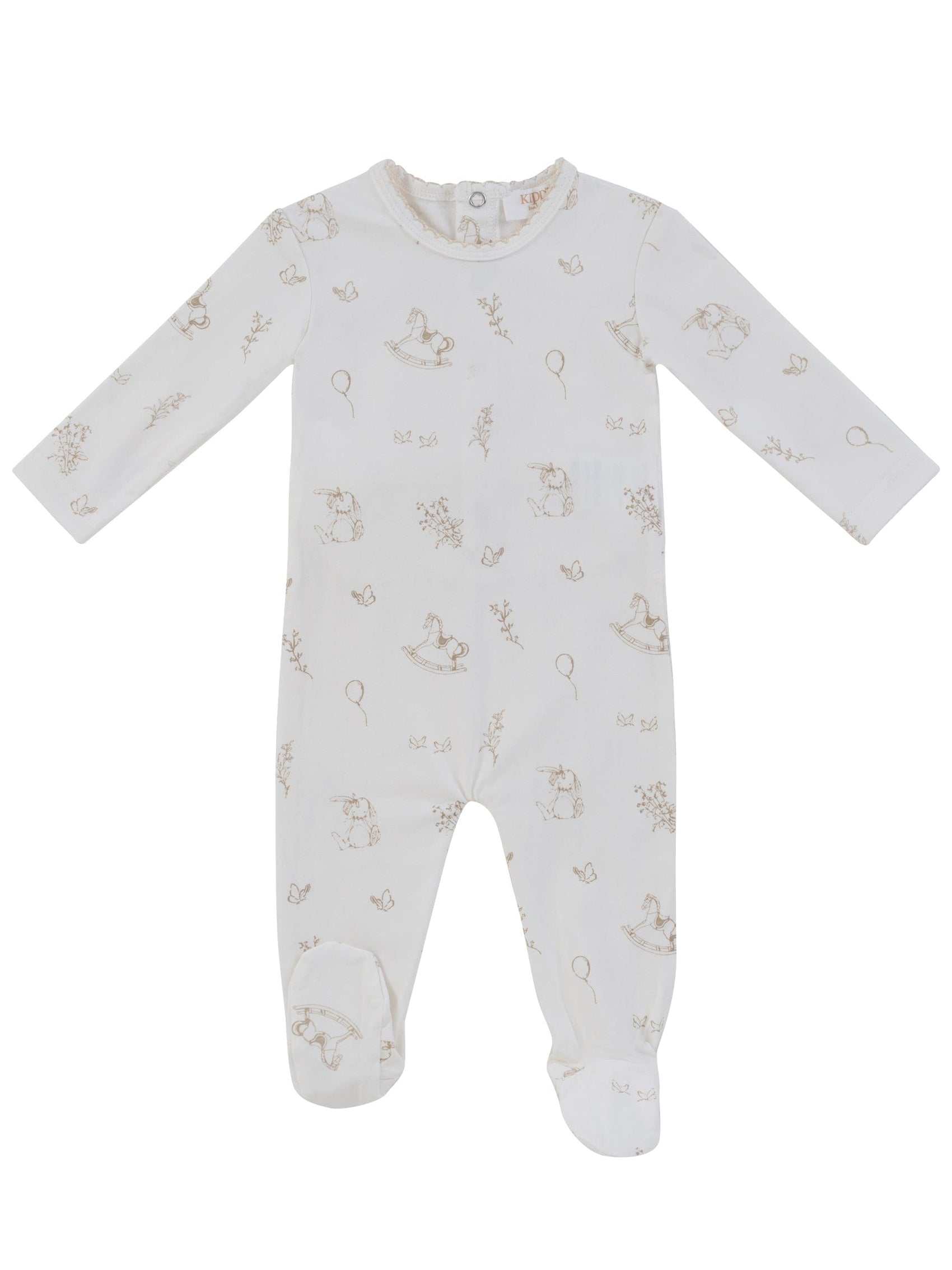 Toile Footie - Stone