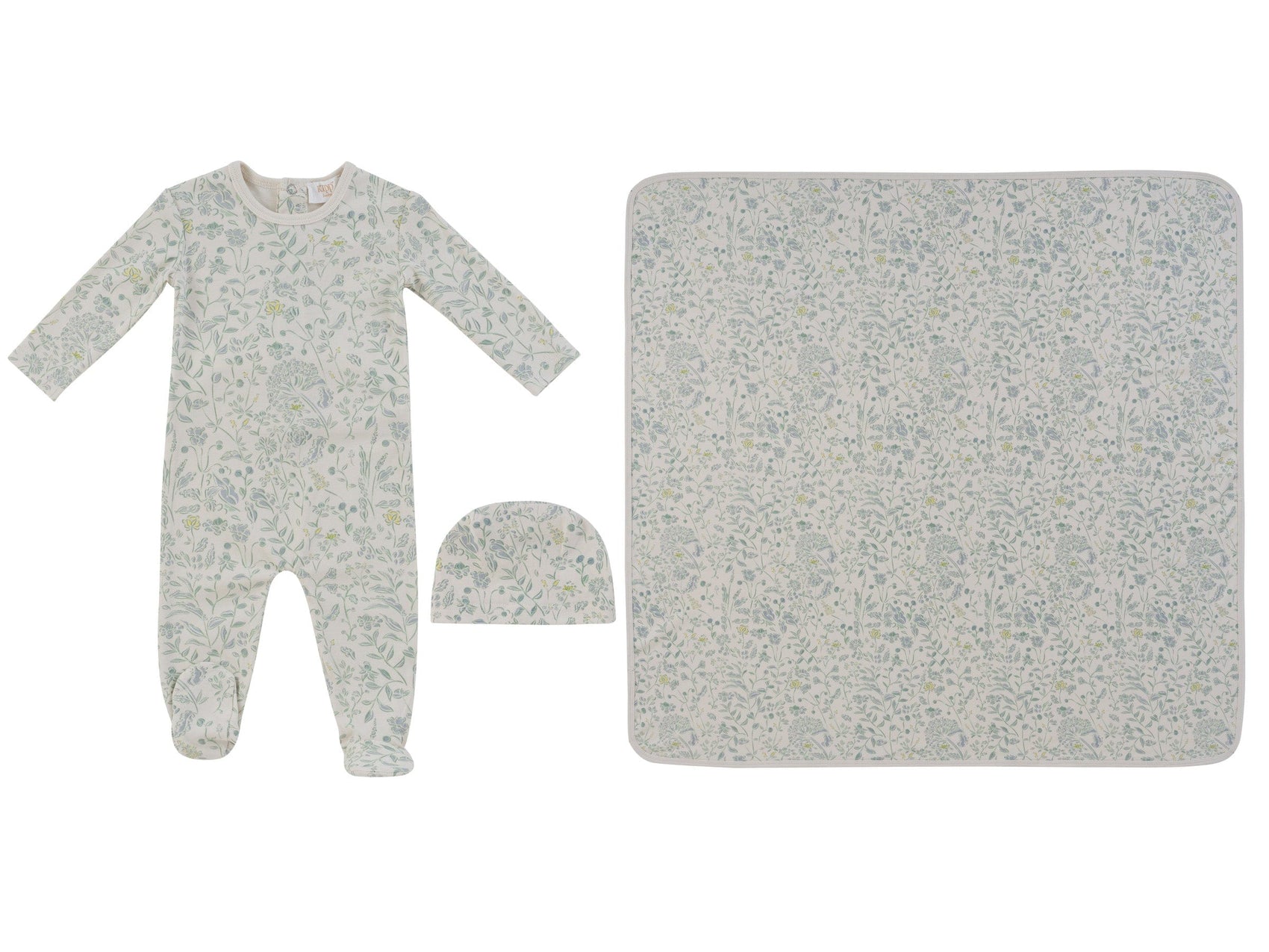 Sprout Footie 3PC Set - Blue