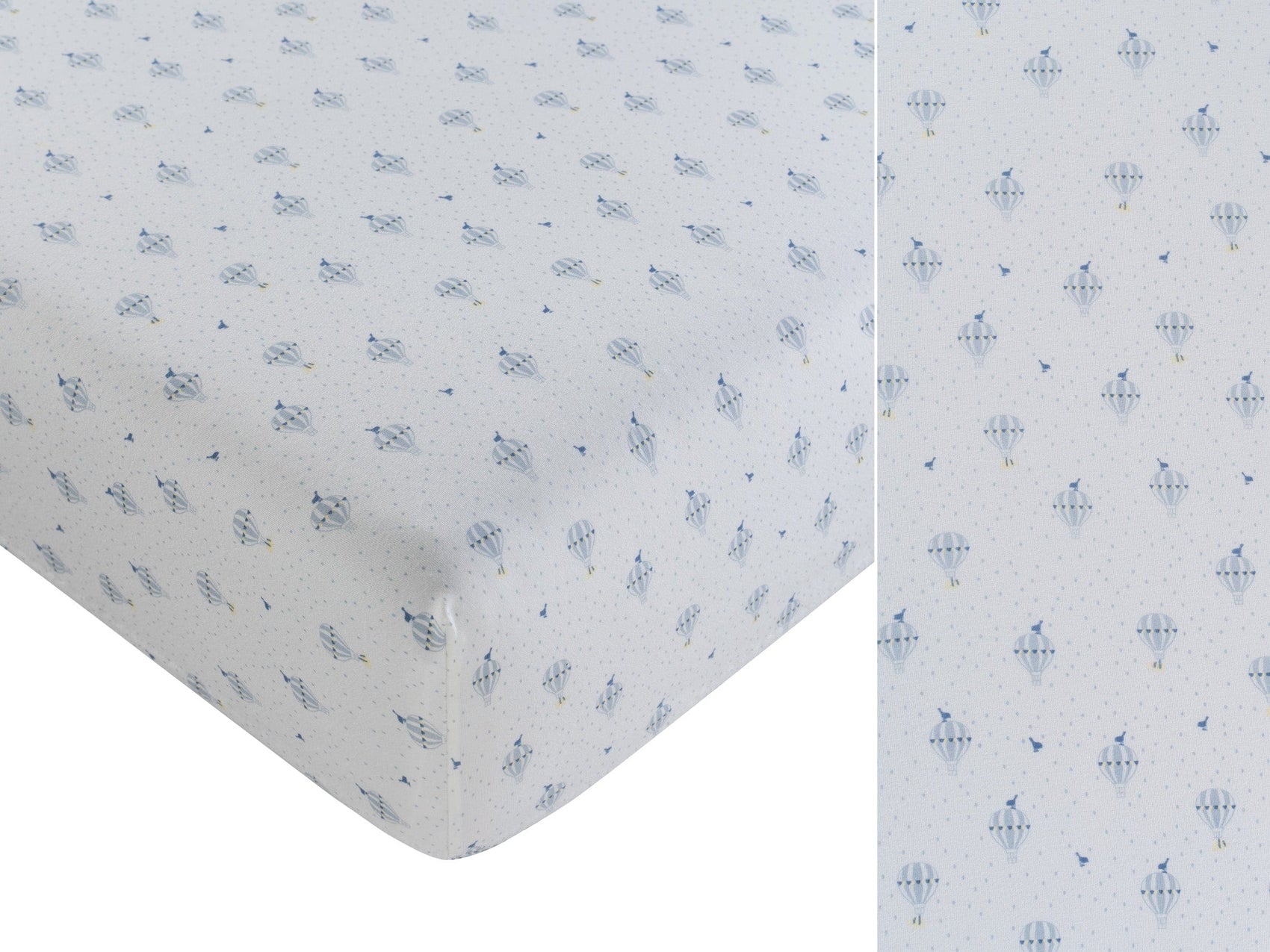 Up & Away Bassinet Sheet - Blue