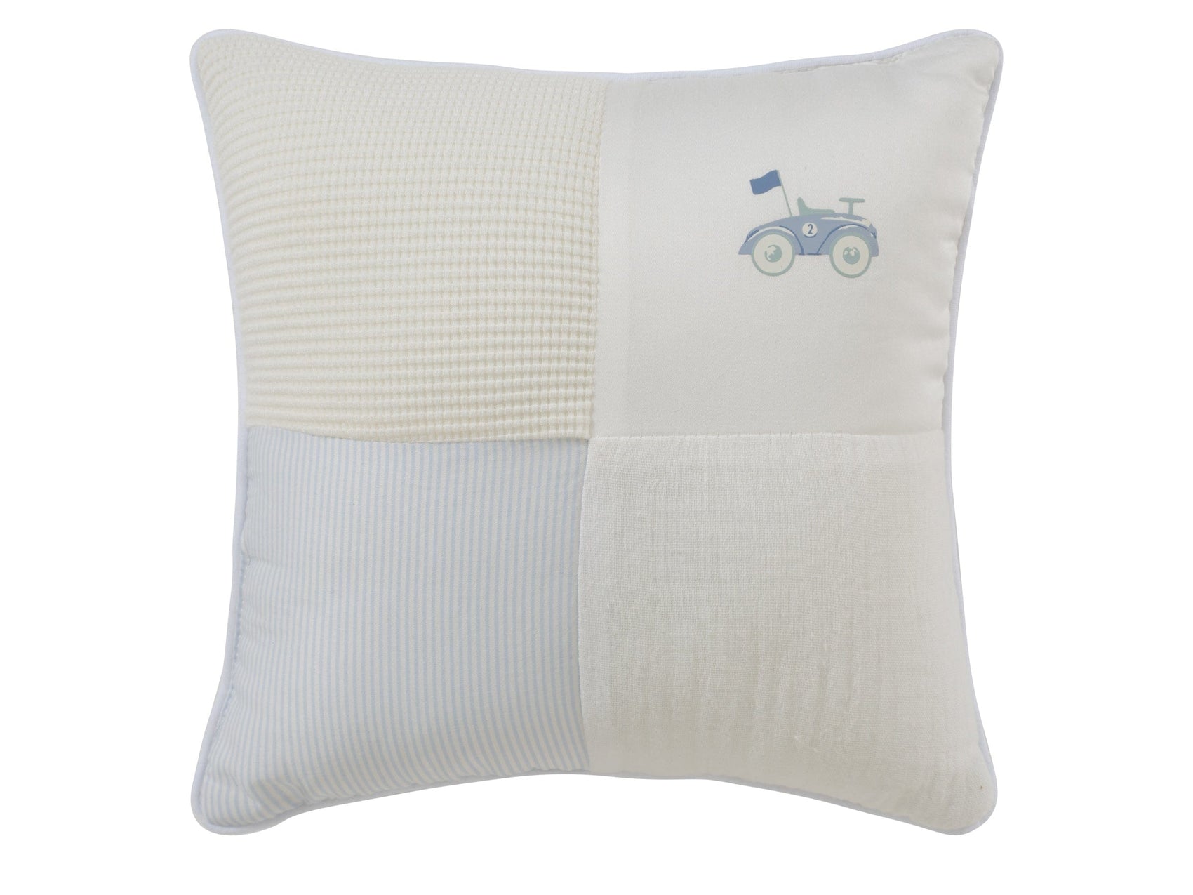 Carrera Pinstripe Throw Pillow - Blue