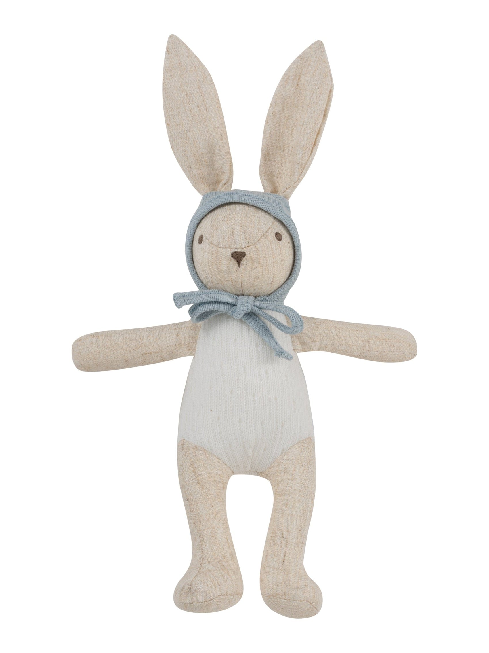 Bonnet Bunny Plush Toy - Blue