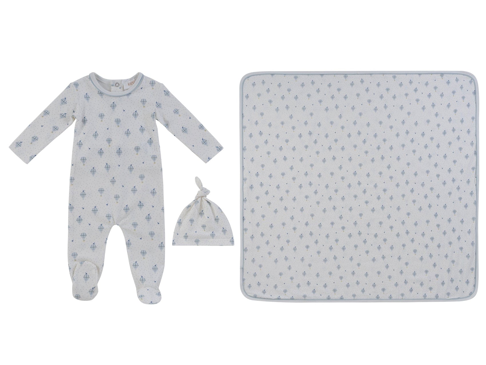 Up & Away Footie 3PC Set - Blue