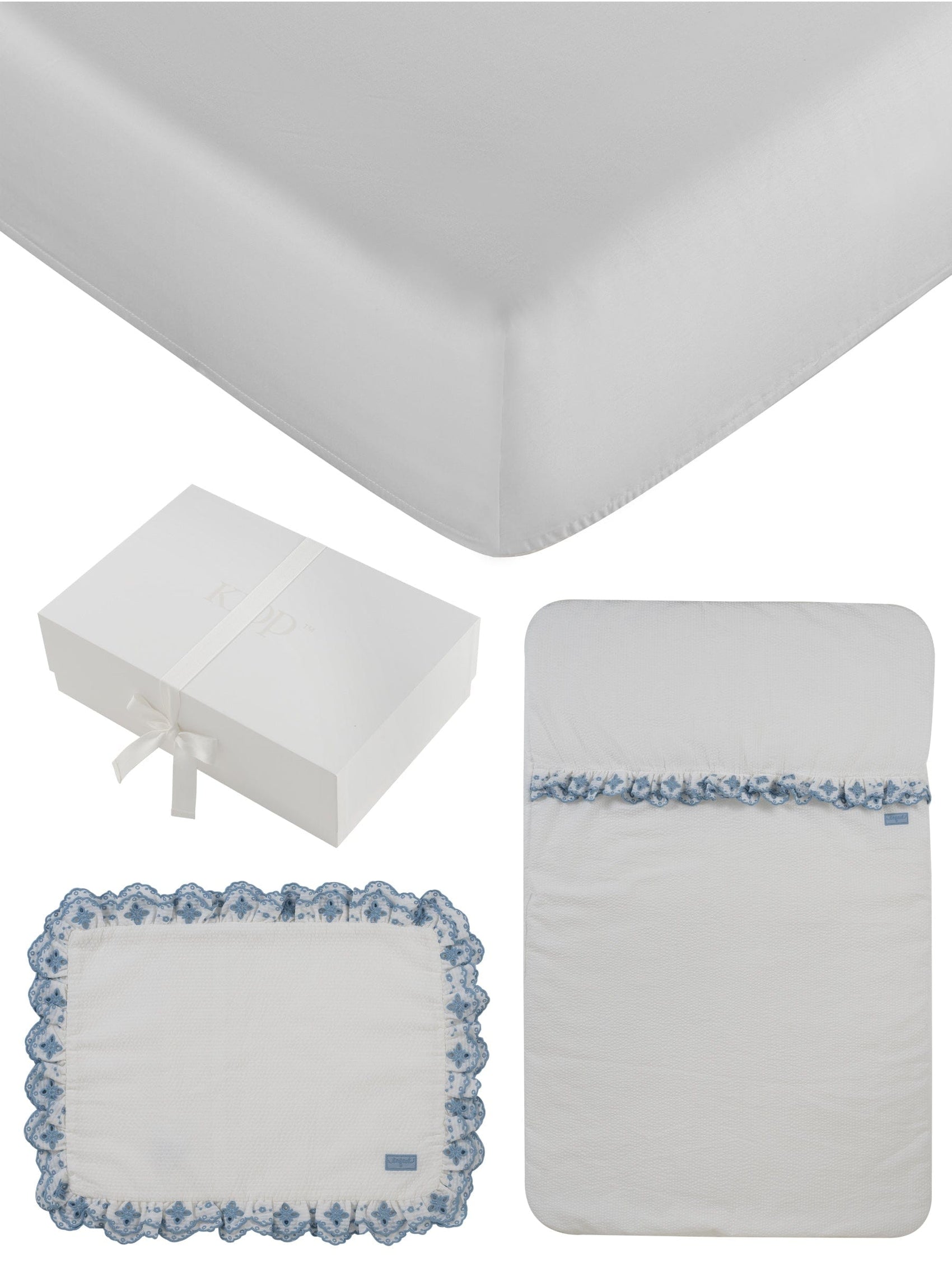 Enfant Mini Crib Set - Blue
