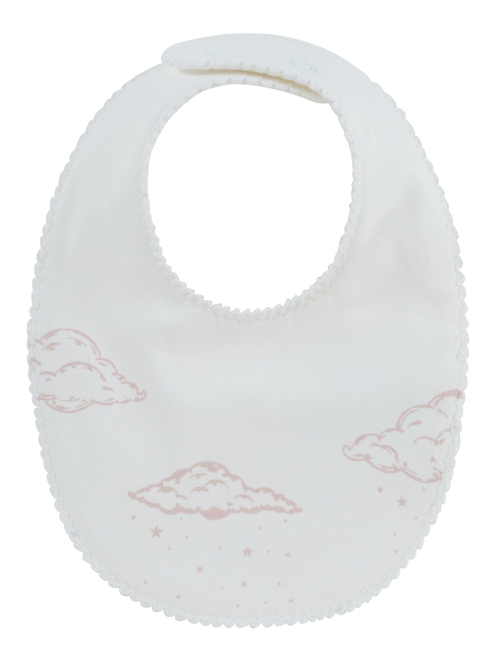 Starlight Bib - White Pink