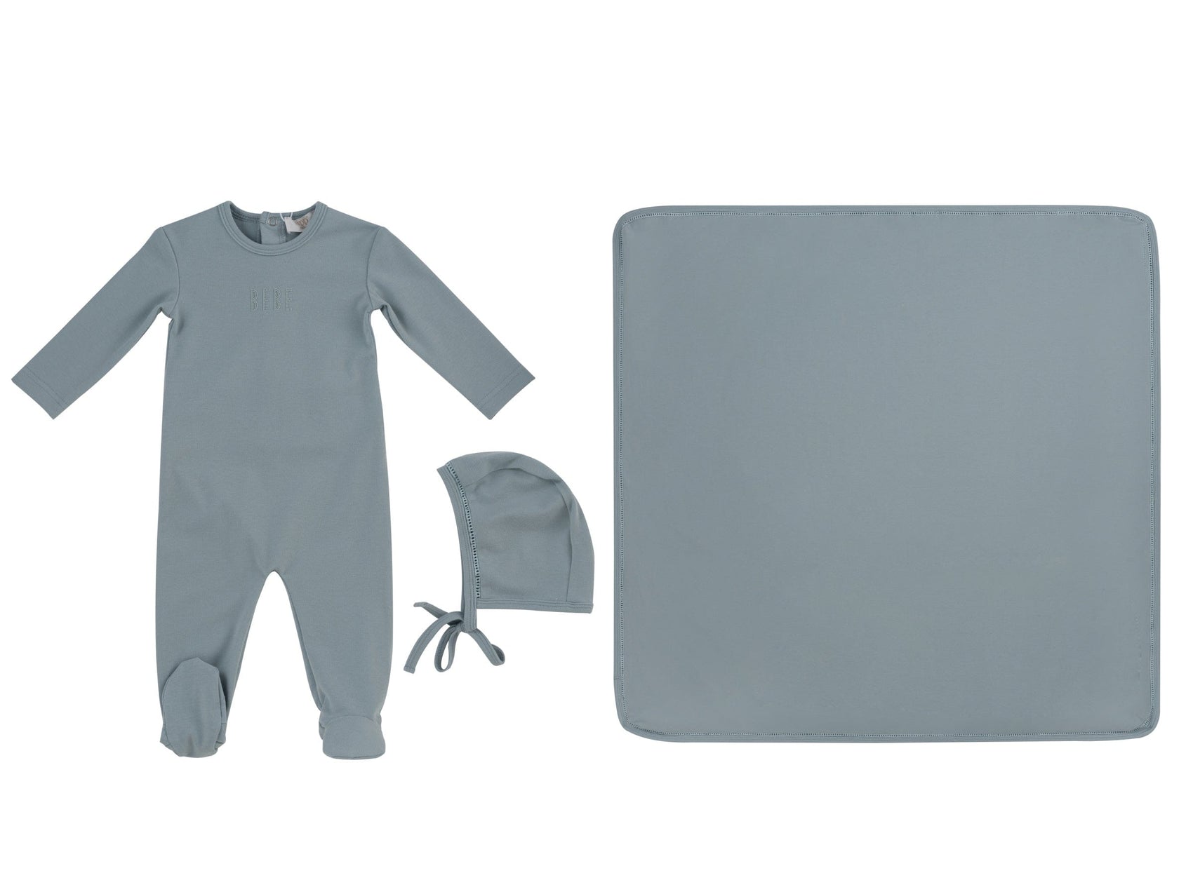 Bebe Footie 3PC Set - Blue