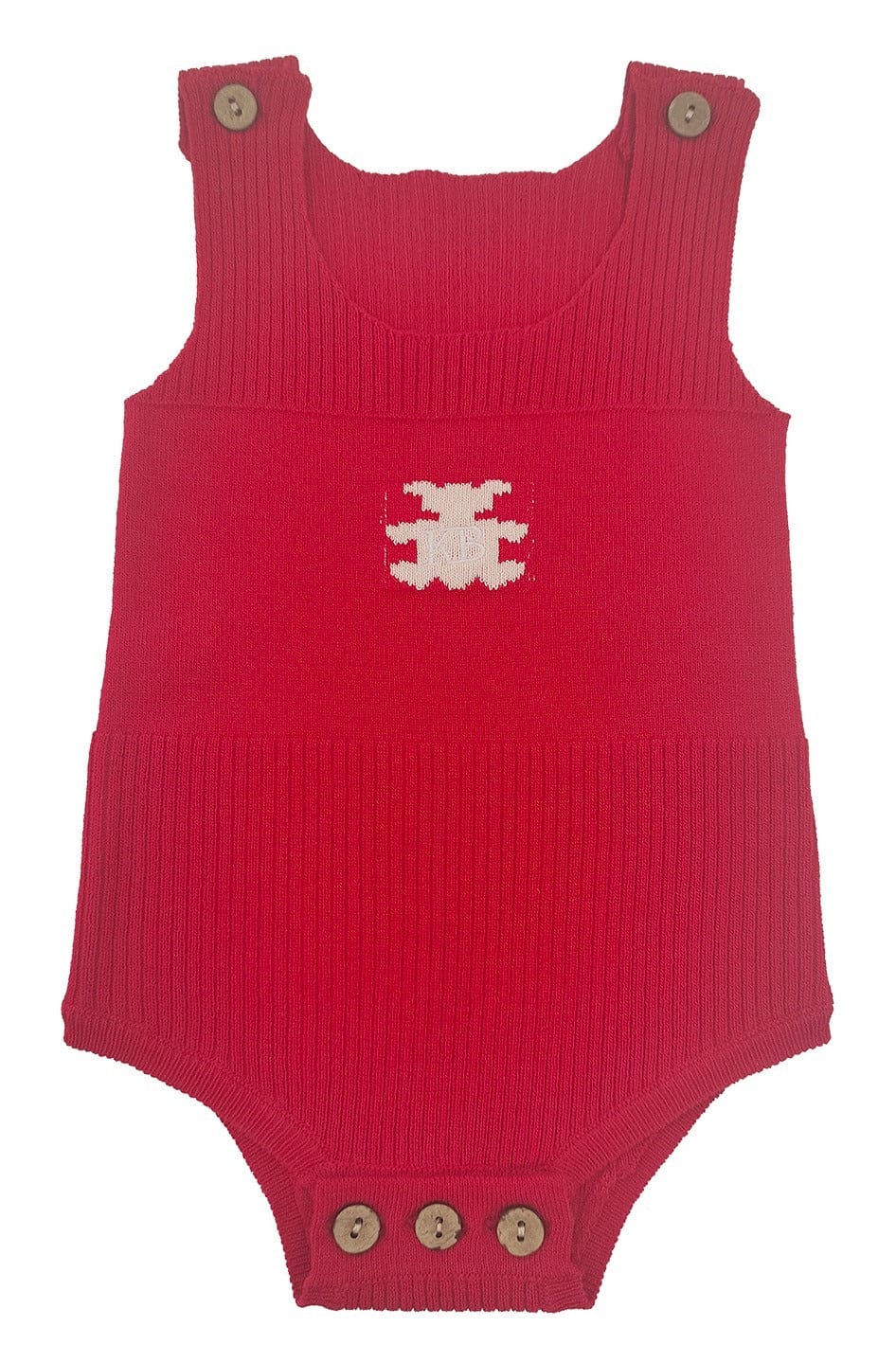 Teddy Knit Bubble - Red