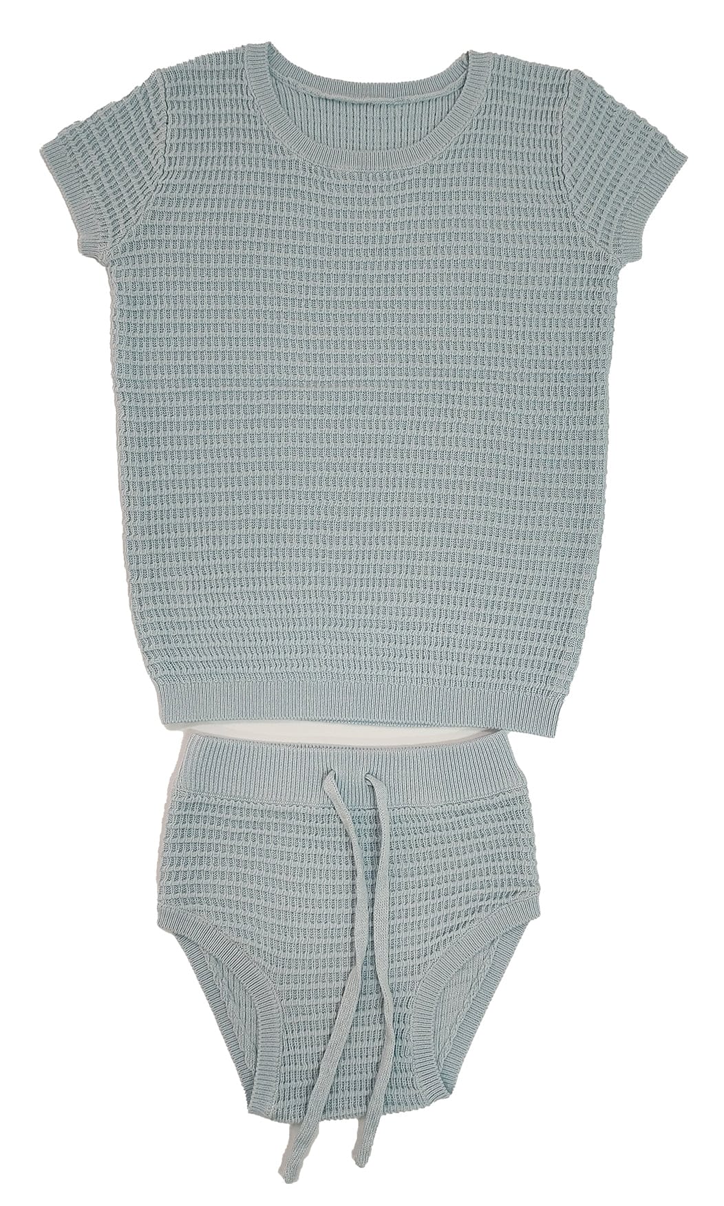Evan Knit Set - Blue