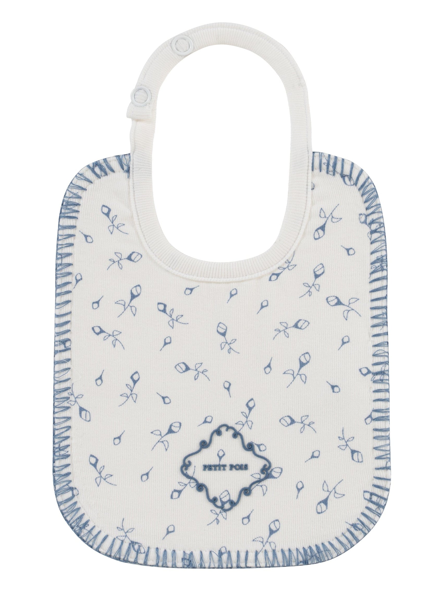 Petit Pois Bib - Blue