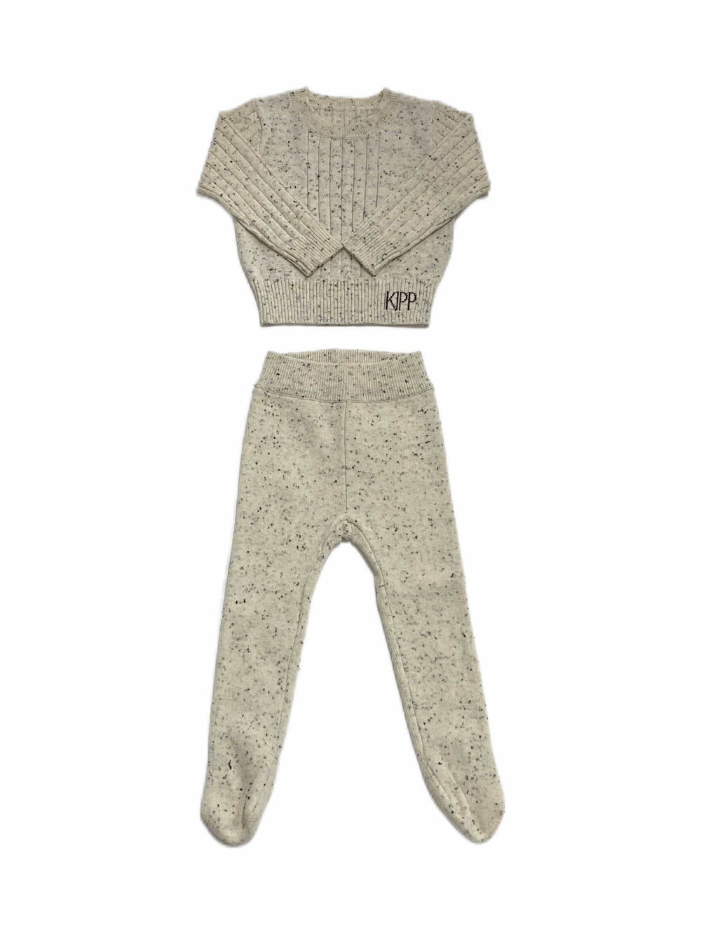 Vince Knit Set - Speckled Oatmeal