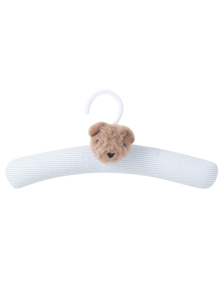 Petit Ours Padded Hanger - Blue