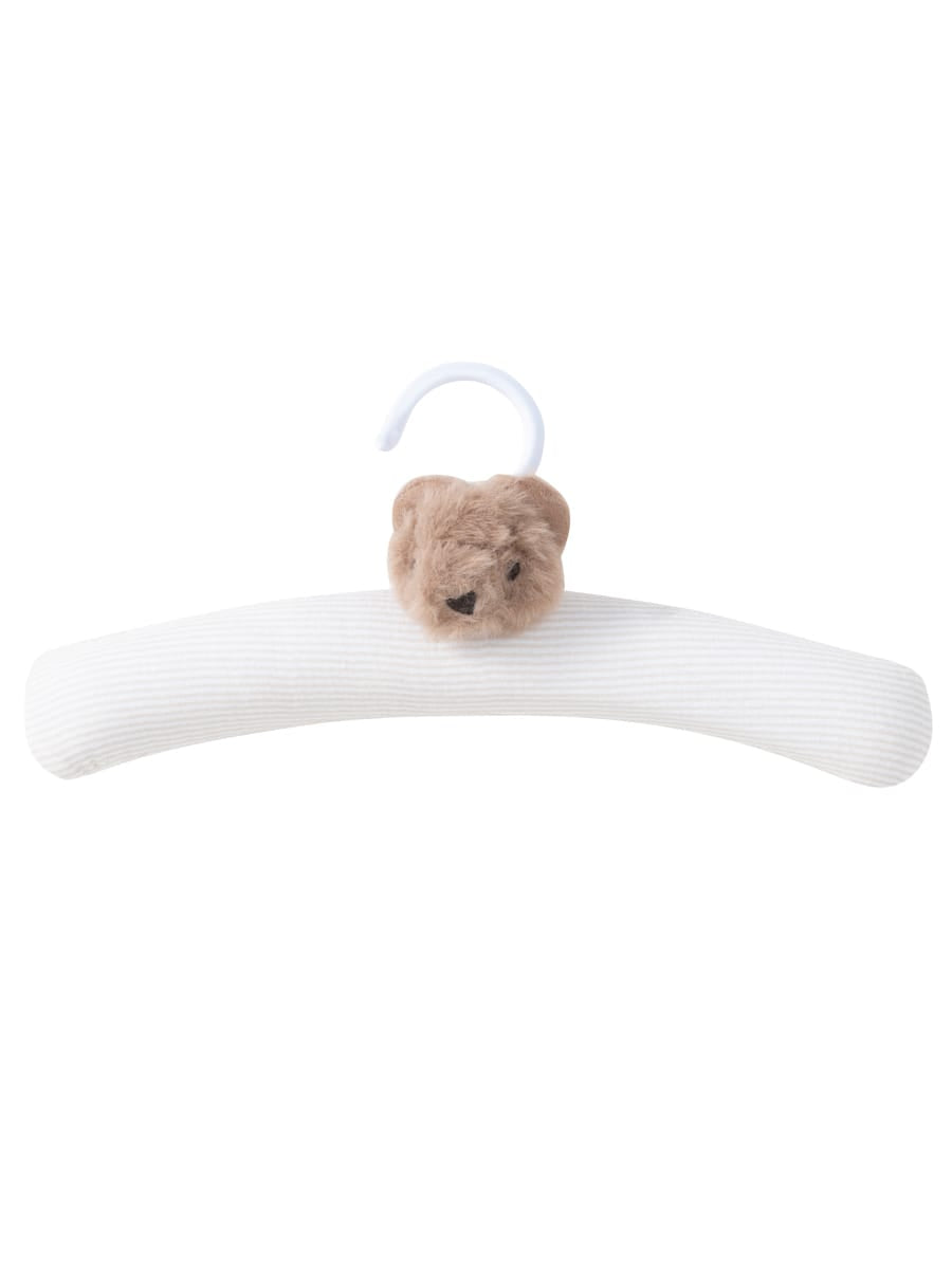 Petit Ours Padded Hanger - Stone