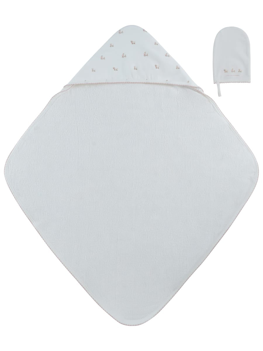 Petits Amis Towel & Mitt Set - Pink