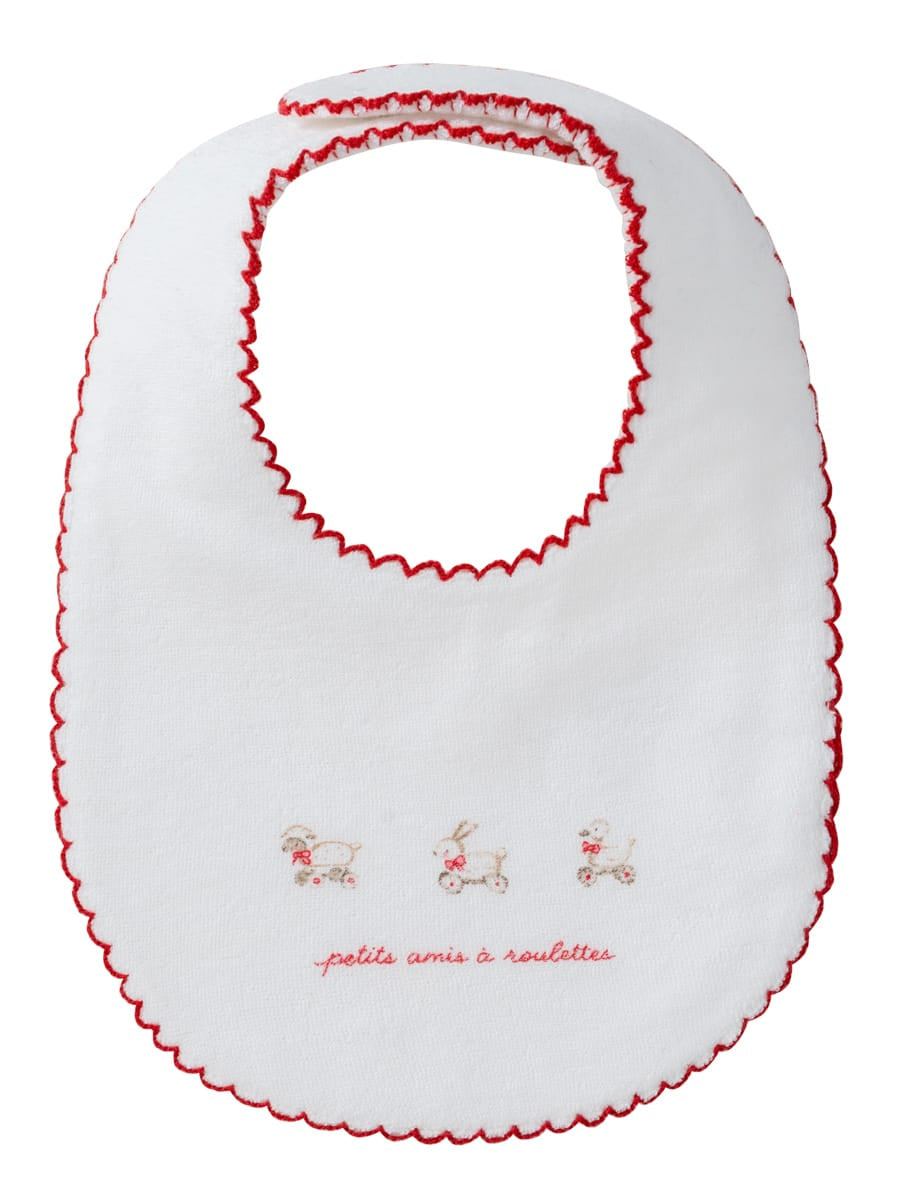 Petits Amis Terry Bib - Red