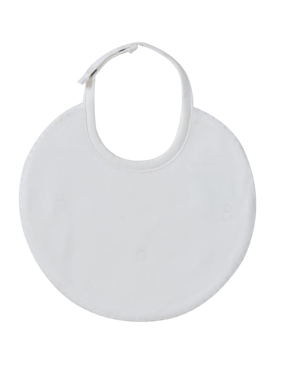 Petit Ours Pattern Bib - Pink