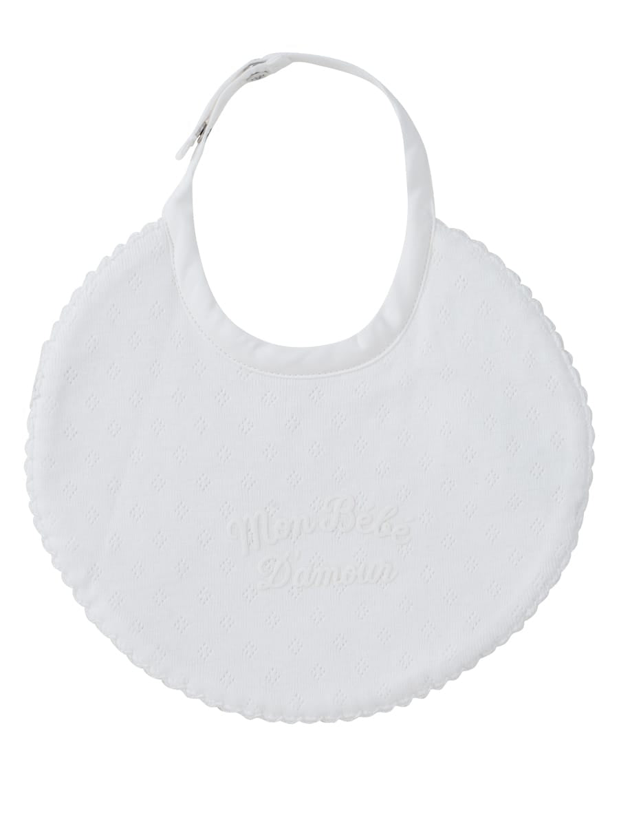 Mon Bebe Bib - White