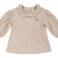 KB Stripe Blouse - Caramel