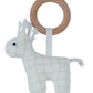 Whinny Plaid Toy Ring - Blue