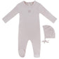 KB Logo Footie & Hat Set - Pink