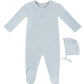 Petit Ours Footie & Hat Set - Blue