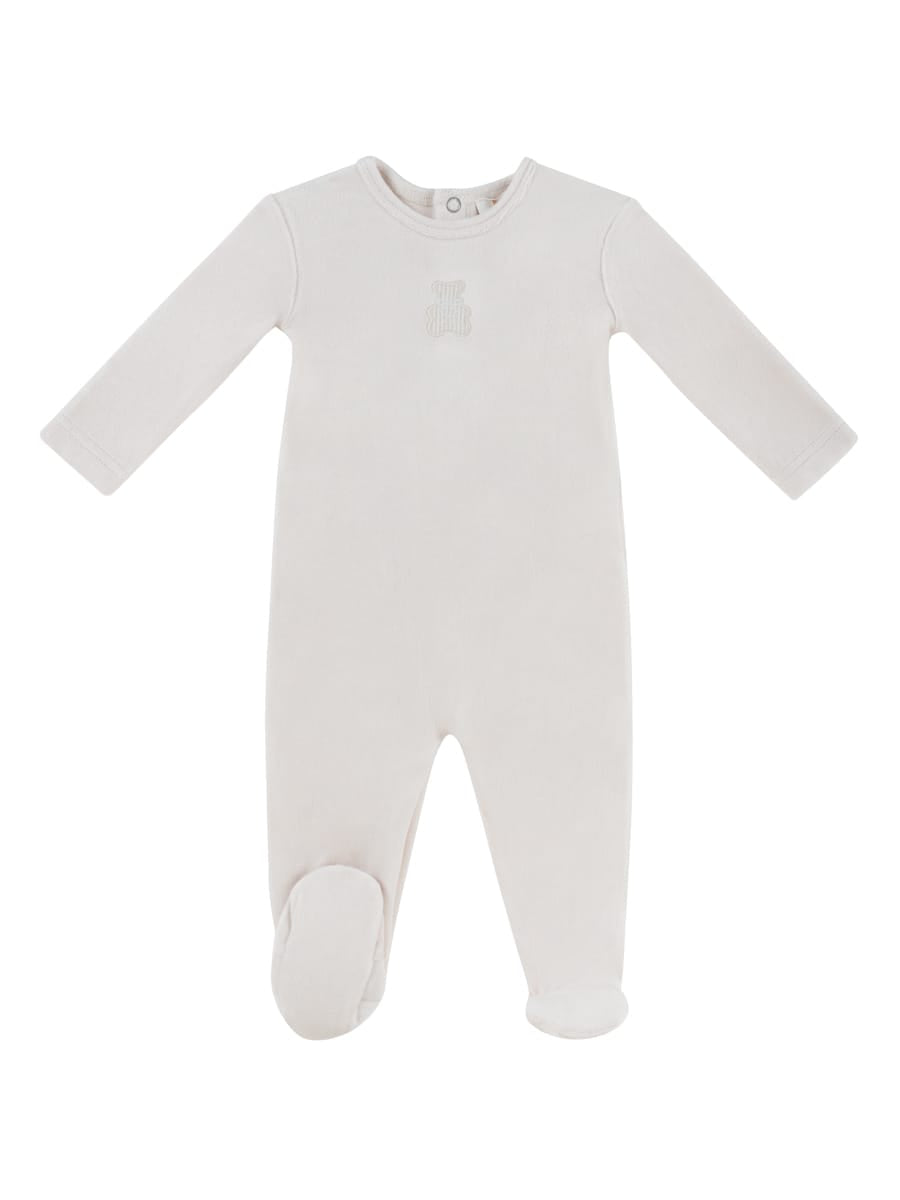 Petit Ours Footie - Stone