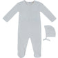 Whispering Blooms Footie & Hat Set - Rose